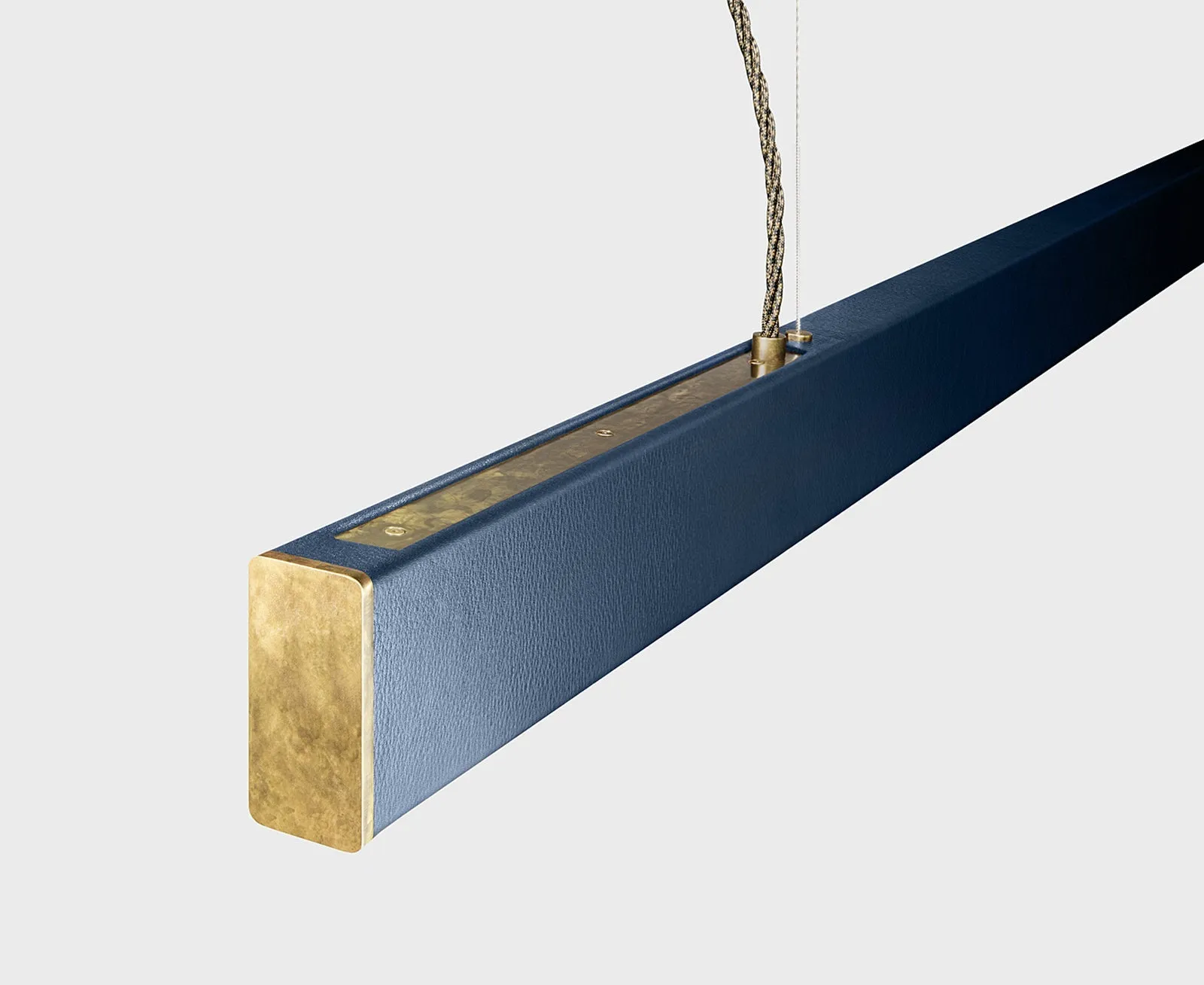 2x4 Leather Pendant - 10'
