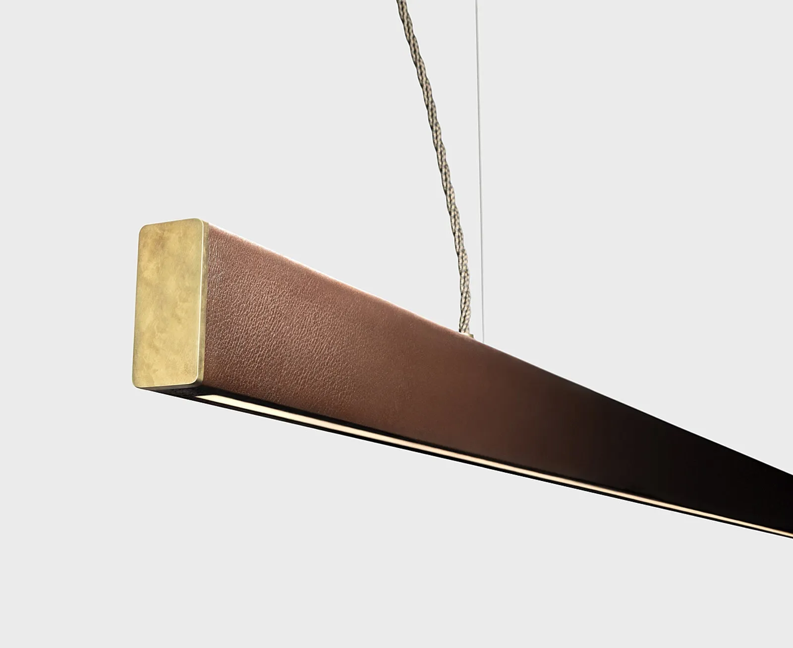 2x4 Leather Pendant - 10'