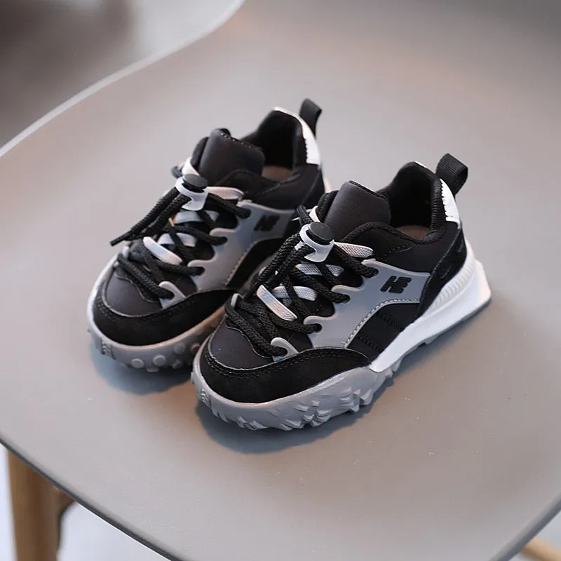 3 Colors Style Soft Sole Boys Girls Shoes Low-top