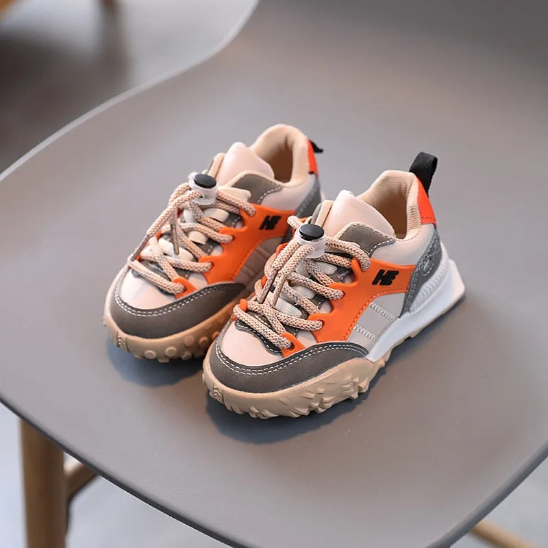 3 Colors Style Soft Sole Boys Girls Shoes Low-top