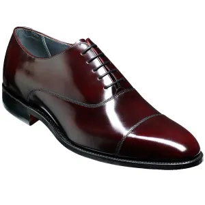 40% OFF BARKER Winsford Shoes - Mens Oxford - Burgundy Hi-Shine - Size: UK 6, 9.5 & 11
