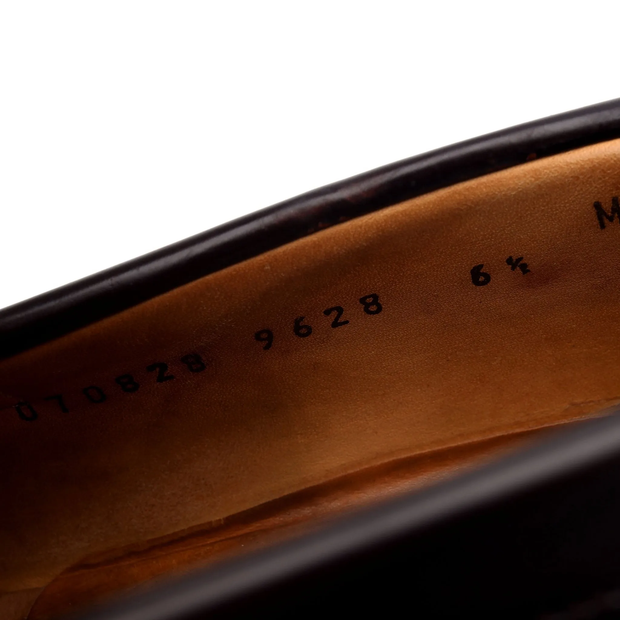 '9628' Burgundy Leather Loafer UK 6.5