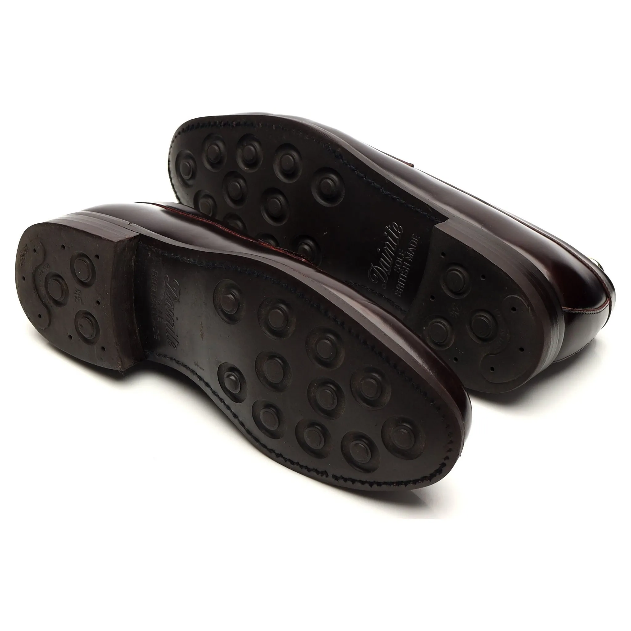 '9628' Burgundy Leather Loafer UK 6.5