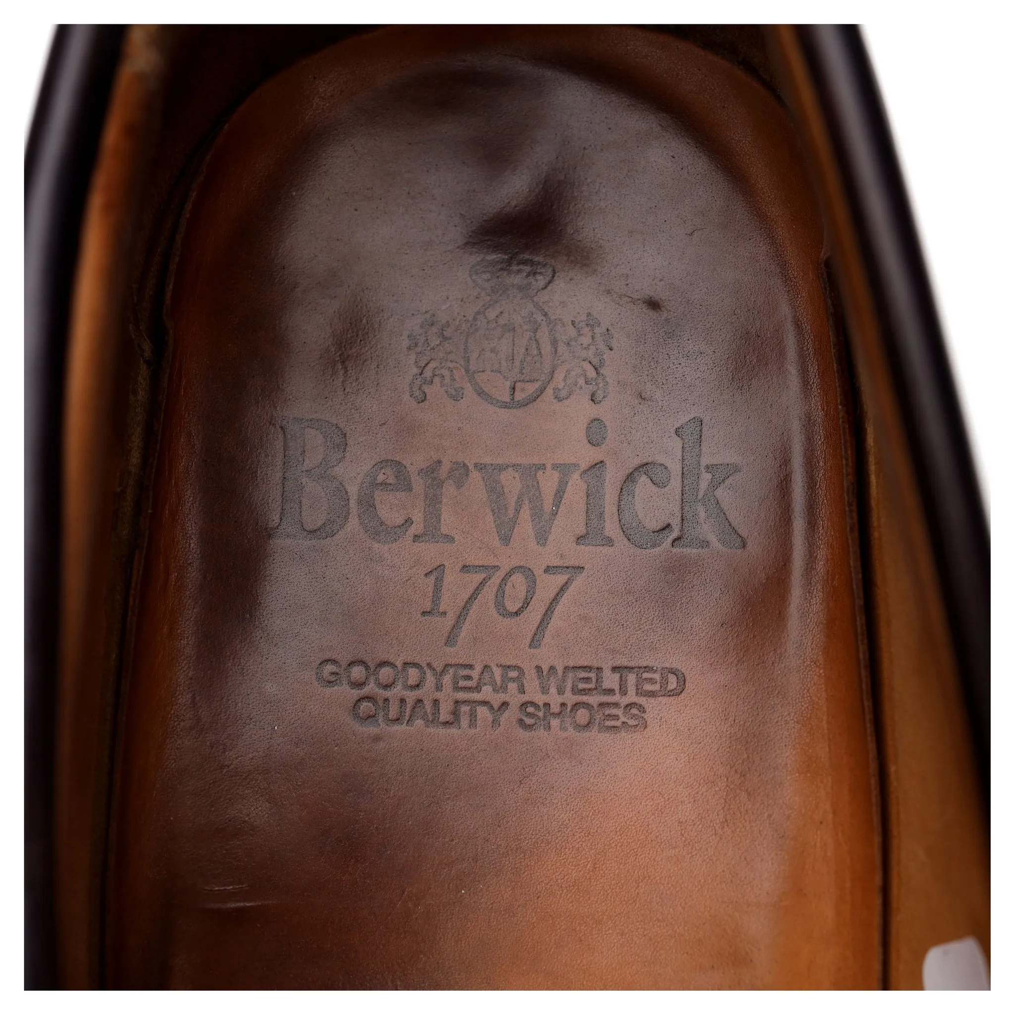 '9628' Burgundy Leather Loafer UK 6.5