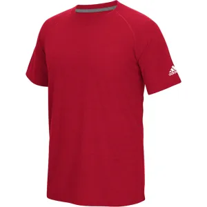 Adidas Climalite Adult Short Sleeve Tee 4897, Power Red