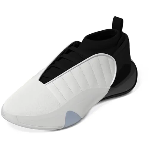 adidas James Harden Volume 7 Mens Basketball Shoes in Black and White