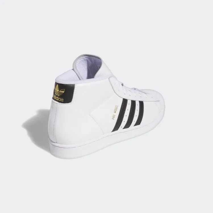 Adidas Skateboarding Superstar Pro Model ADV Footwear Cloud White/Core Black/Gold Metallic Shoes
