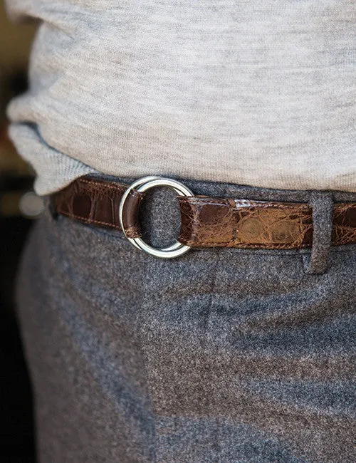 Alligator O-Ring Belt by Martin Dingman — Walnut