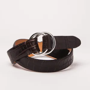 Alligator O-Ring Belt by Martin Dingman — Walnut