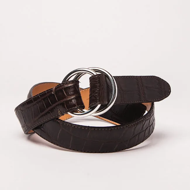 Alligator O-Ring Belt by Martin Dingman — Walnut