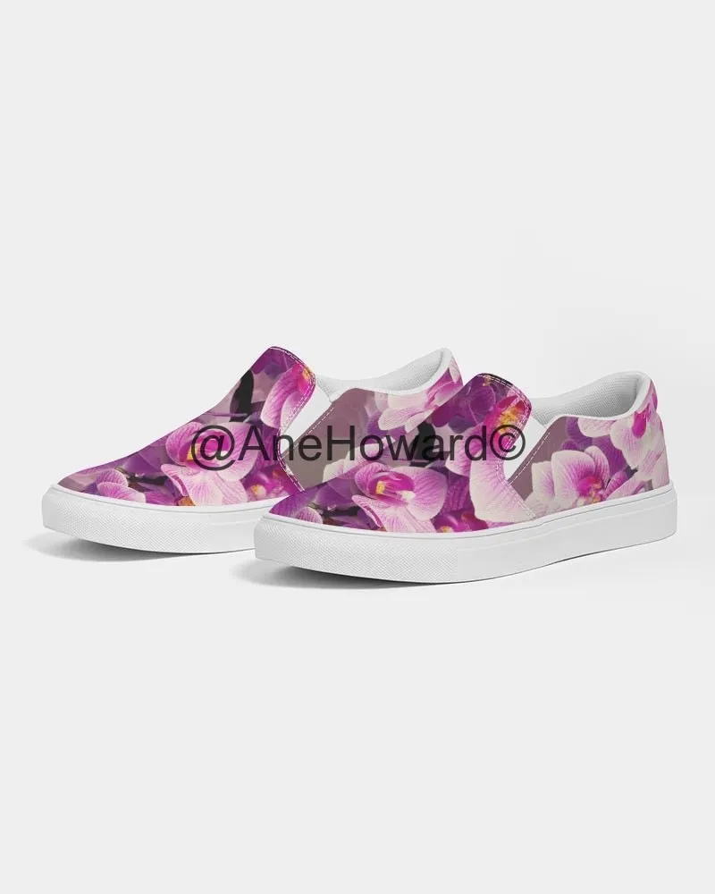 Aloha Pink Smoke Women's Slip-On Canvas Shoe