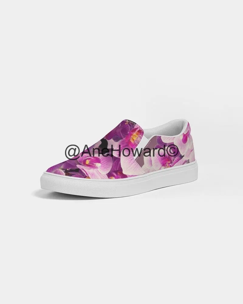 Aloha Pink Smoke Women's Slip-On Canvas Shoe
