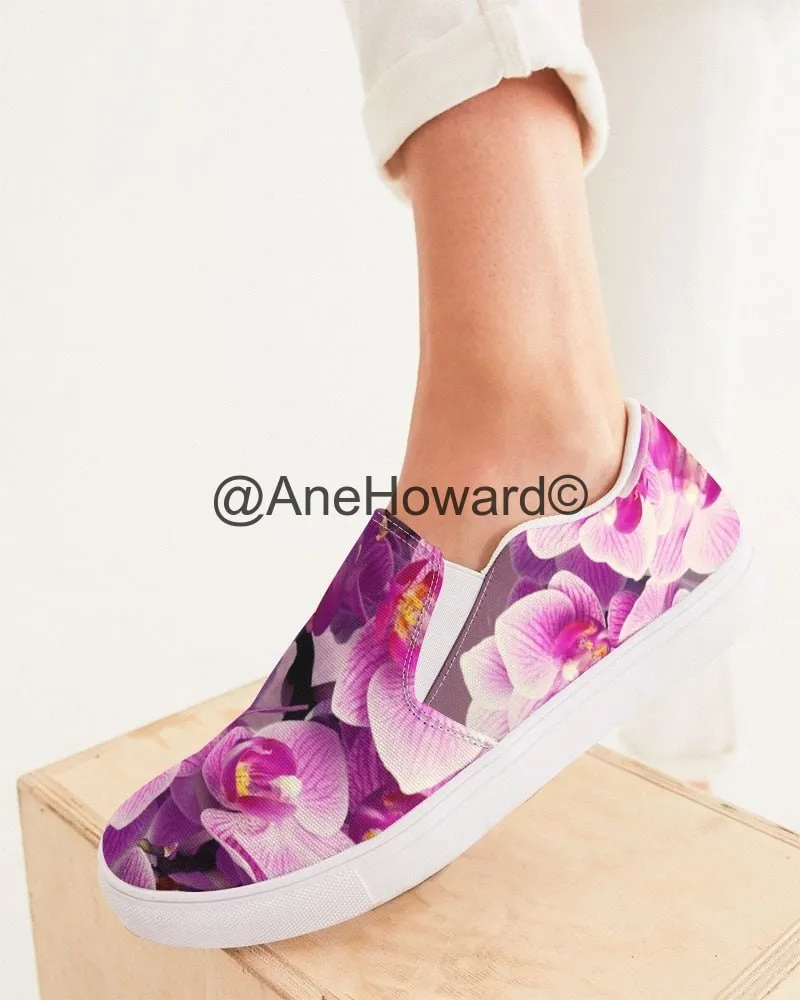 Aloha Pink Smoke Women's Slip-On Canvas Shoe