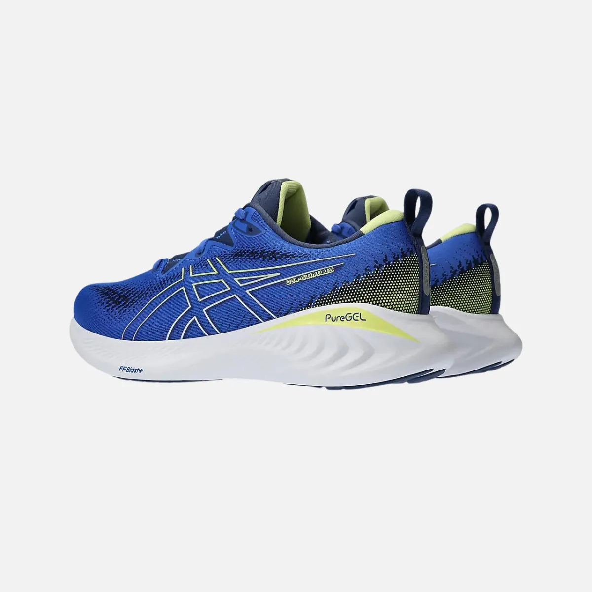 Asics GEL-CUMULUS 25 Men's Running Shoes -Illusion Blue/Glow Yellow
