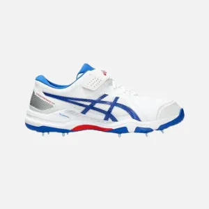 Asics Speed Menace Ff Men's Cricket Shoes -White/Tuna Blue