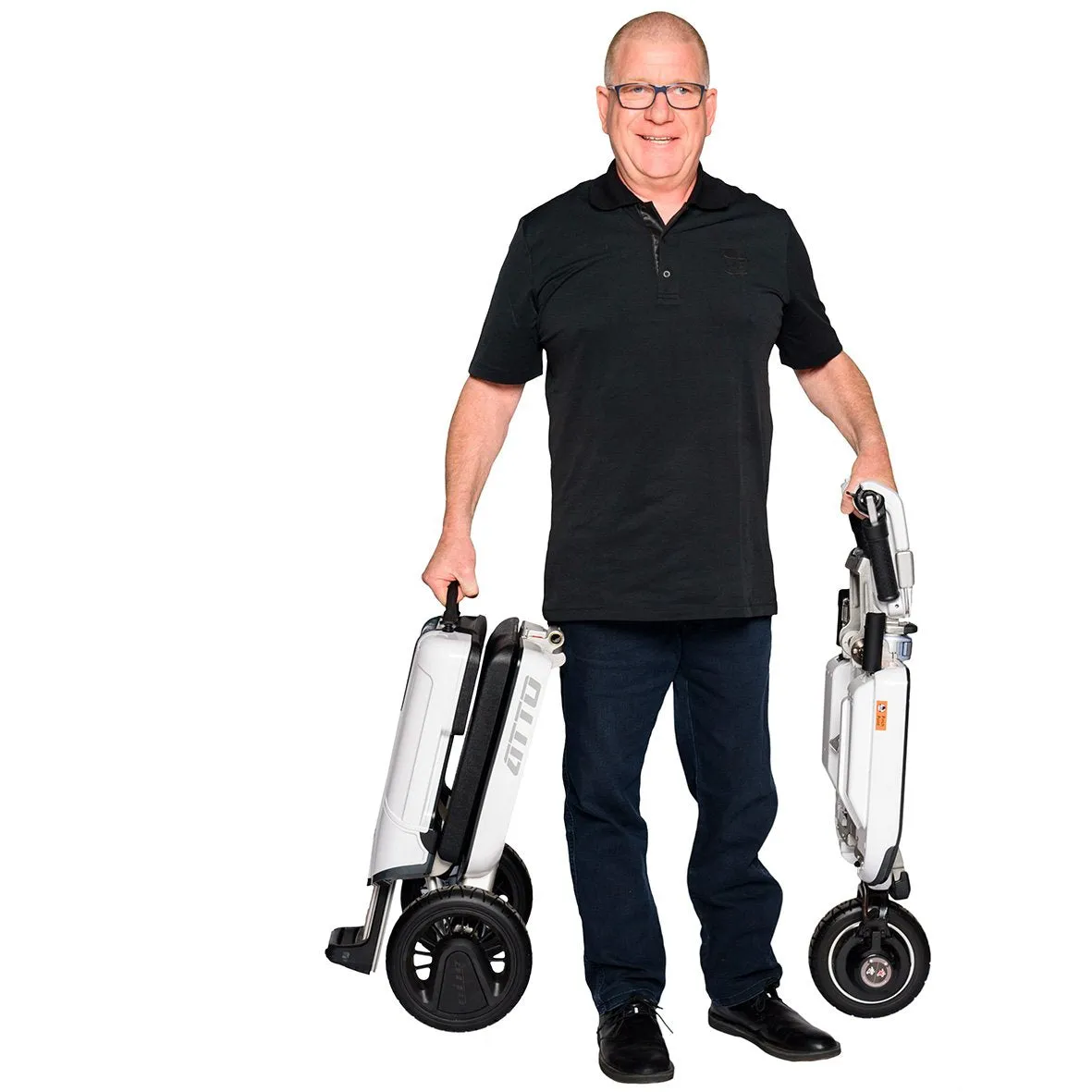 ATTO Portable Mobility Scooter Classic (standard Rental with Arms and cushion) Rental