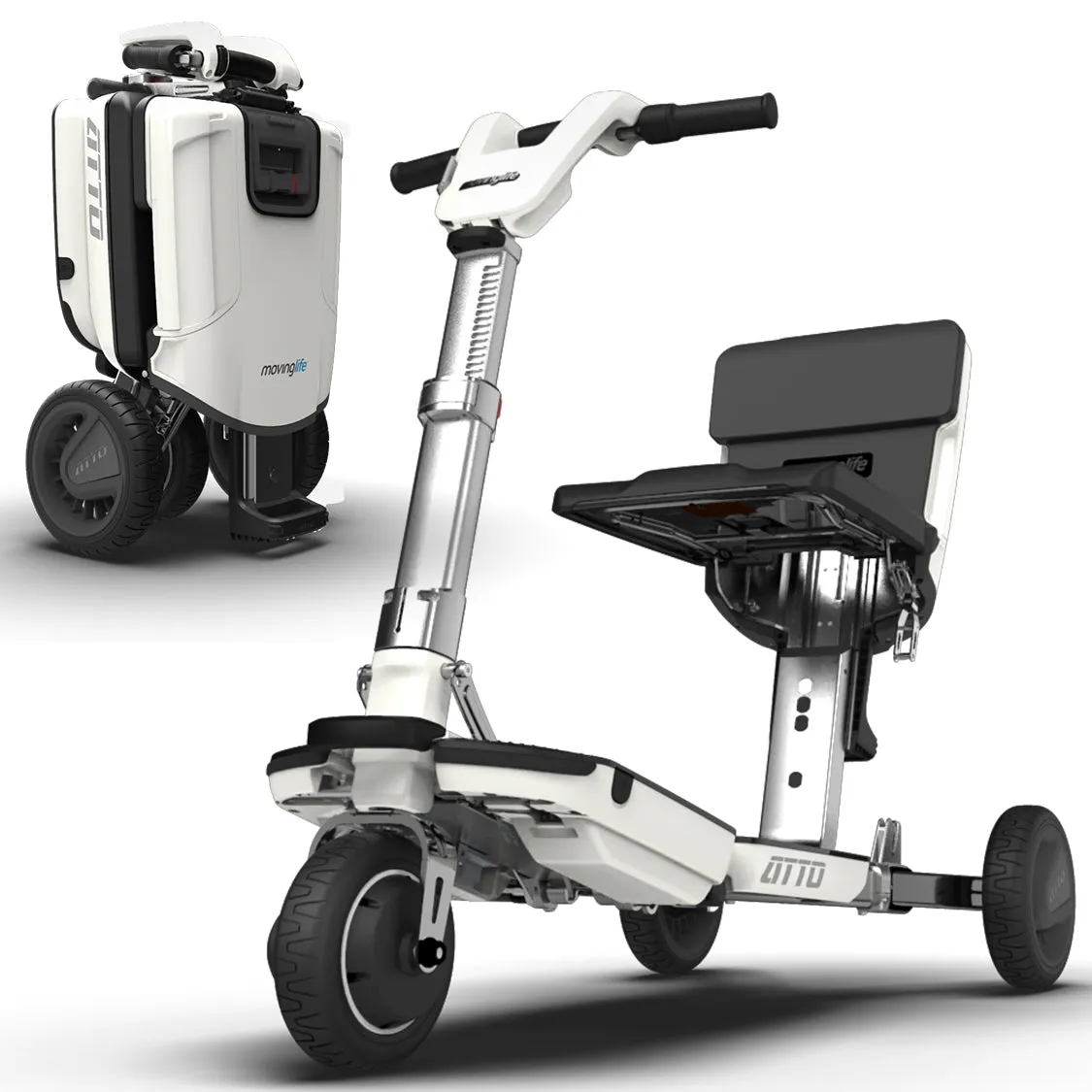 ATTO Portable Mobility Scooter Classic (standard Rental with Arms and cushion) Rental