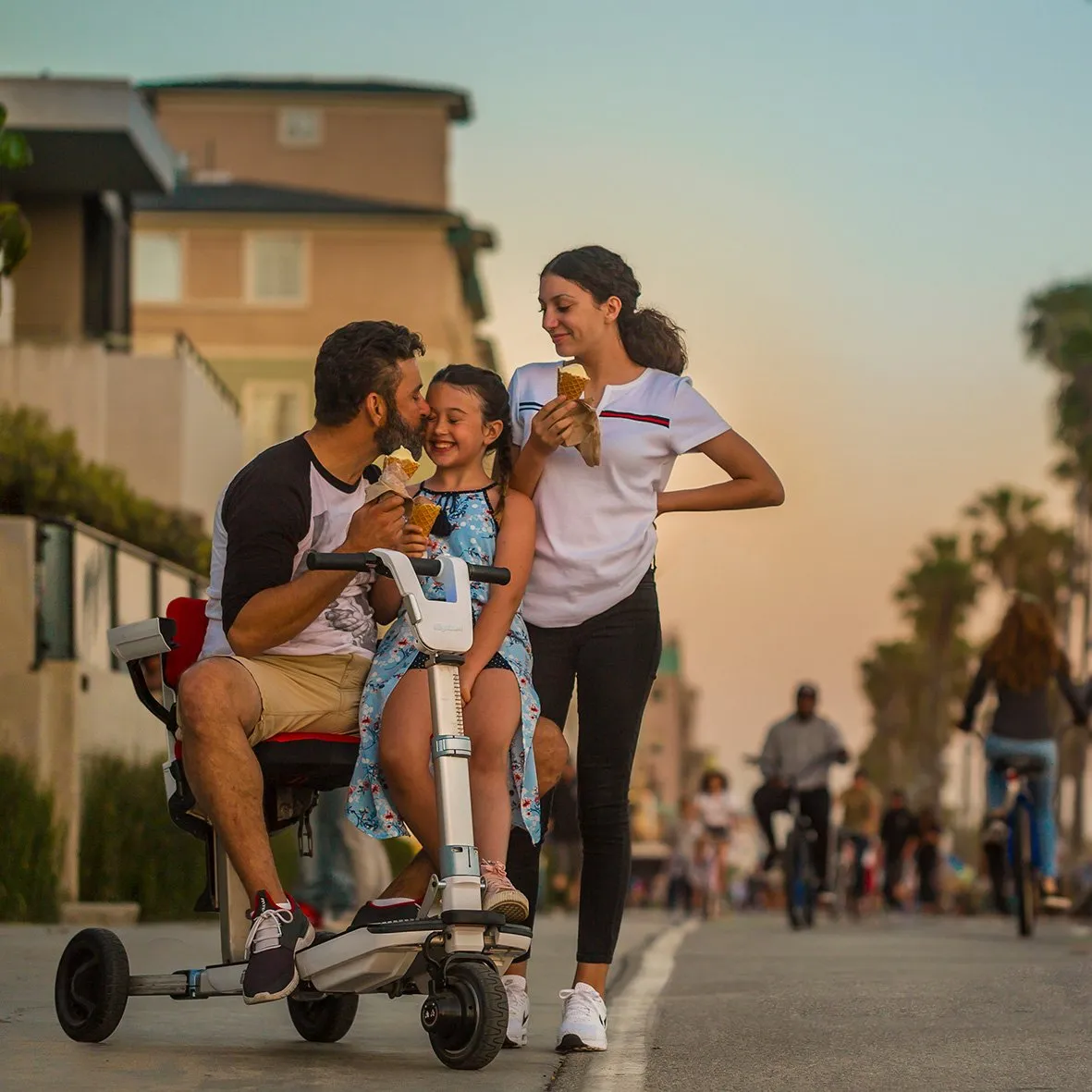 ATTO Portable Mobility Scooter Classic (standard Rental with Arms and cushion) Rental