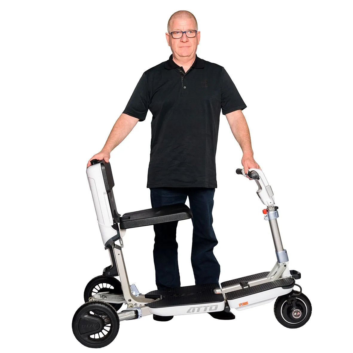 ATTO Portable Mobility Scooter Classic (standard Rental with Arms and cushion) Rental