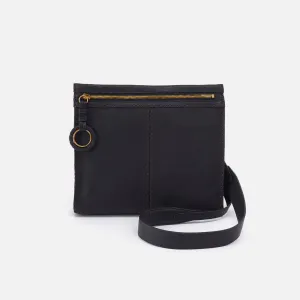 Austin Medium Crossbody In Pebbled Leather - Black