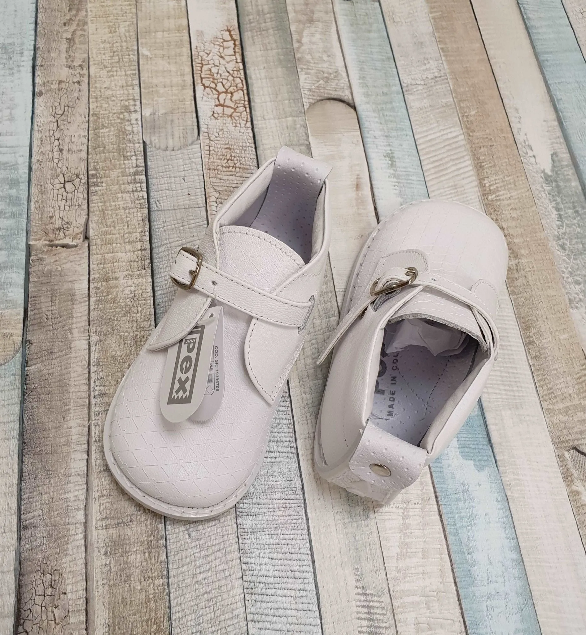 Baby Boys Pex Giotto White Shoes