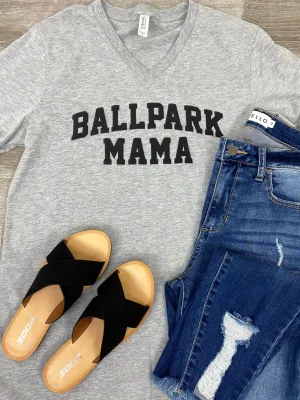 Ballpark Mama Puff Print Tee
