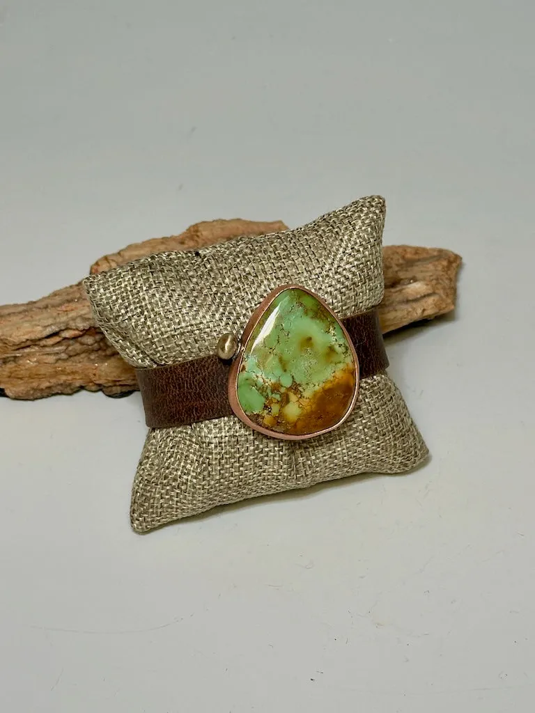 BAMBOO MOUNTAIN LEATHER CUFF JK110