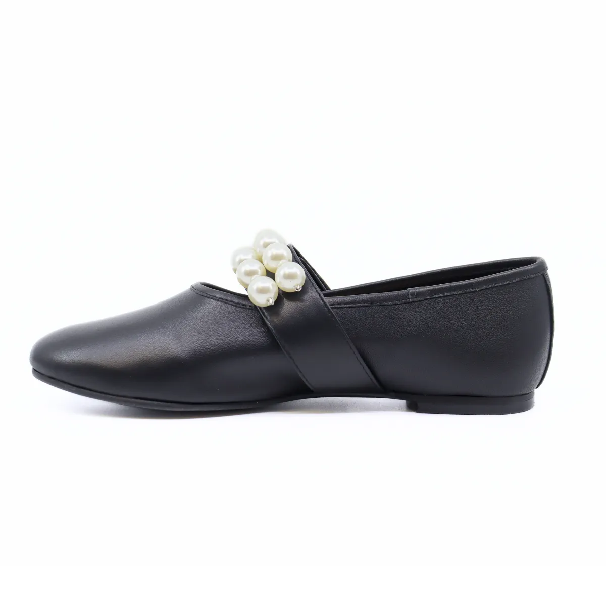 Banded Pearl Ballet Black