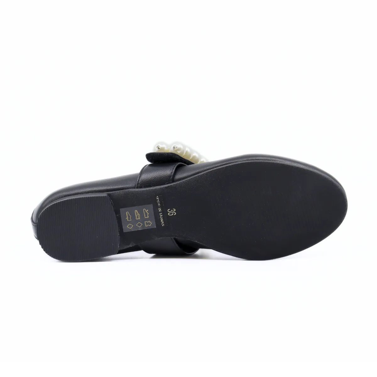 Banded Pearl Ballet Black