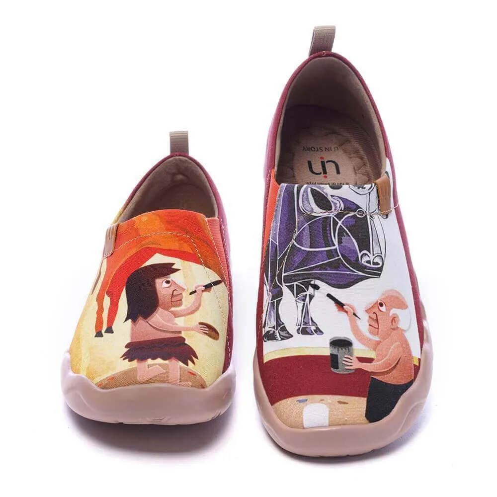 BEAUTYBULL Women Canvas Art Designed Shoes