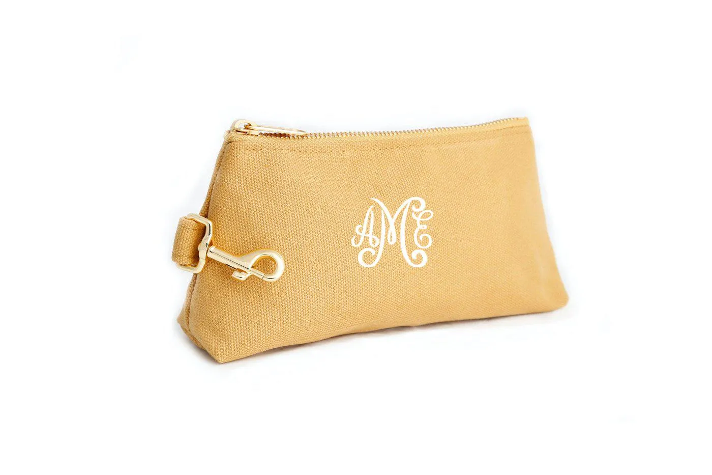 Beige Canvas Luxe Bag with monogram