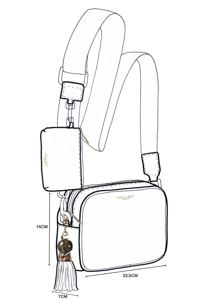 Betty Camel Camera Crossbody