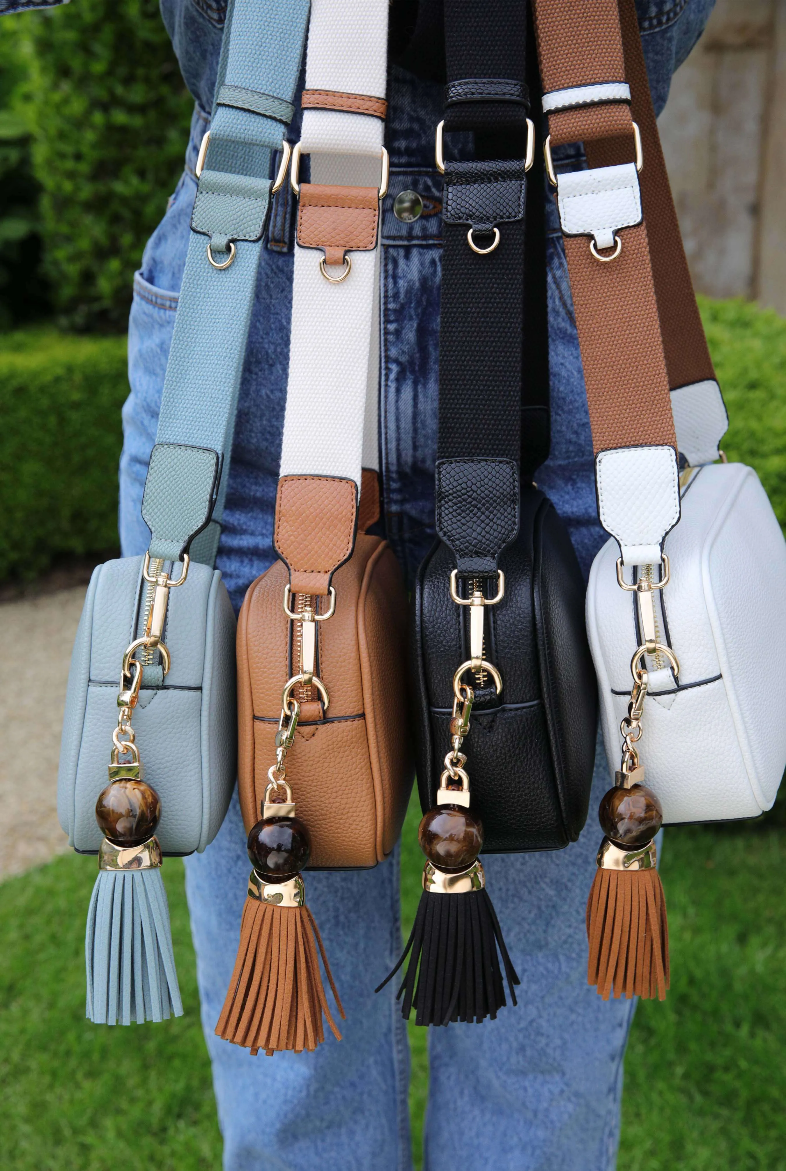 Betty Camel Camera Crossbody