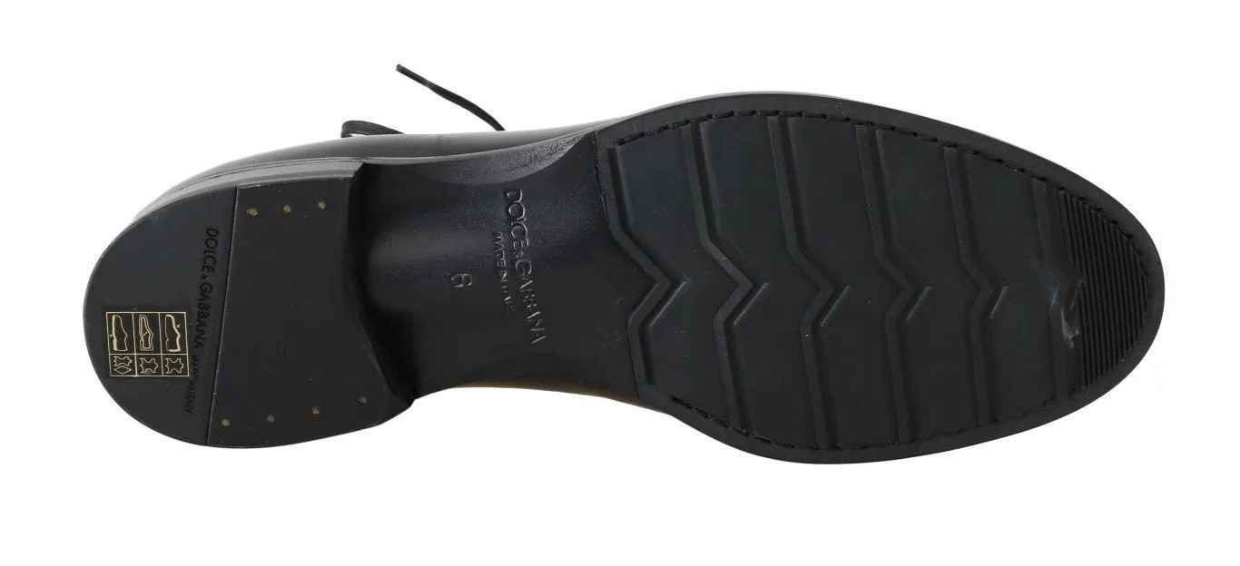 Black Polished Leather Dress Formal Shoes