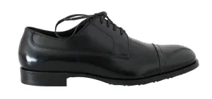 Black Polished Leather Dress Formal Shoes
