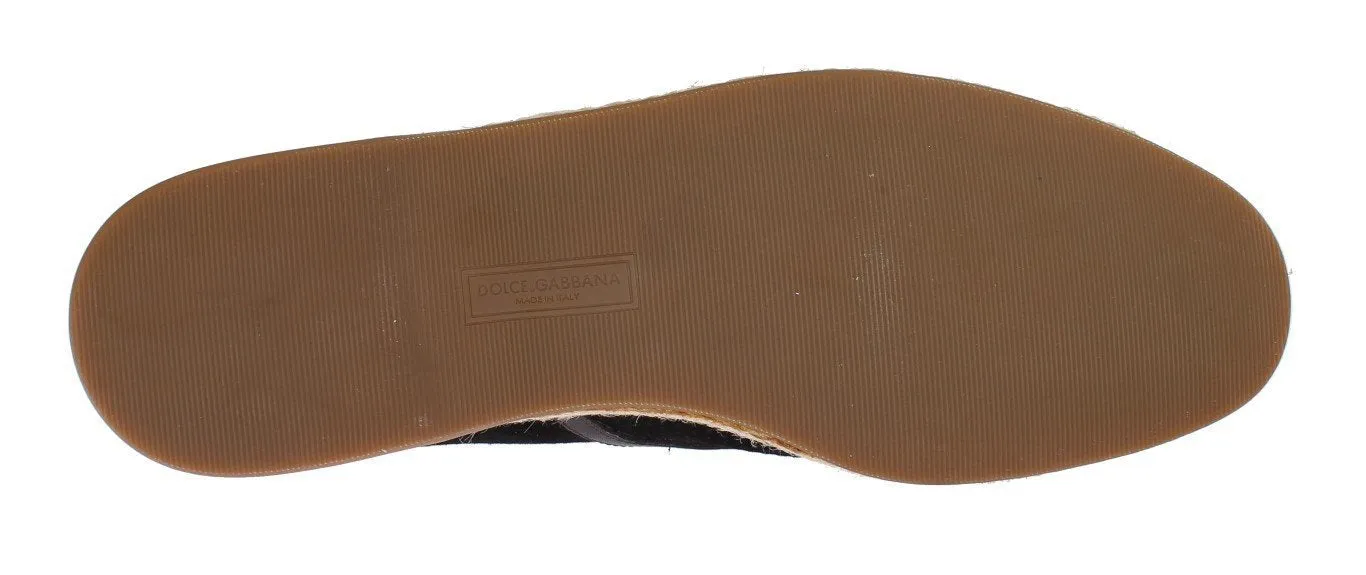 Black Suede Brown Leather Shoes