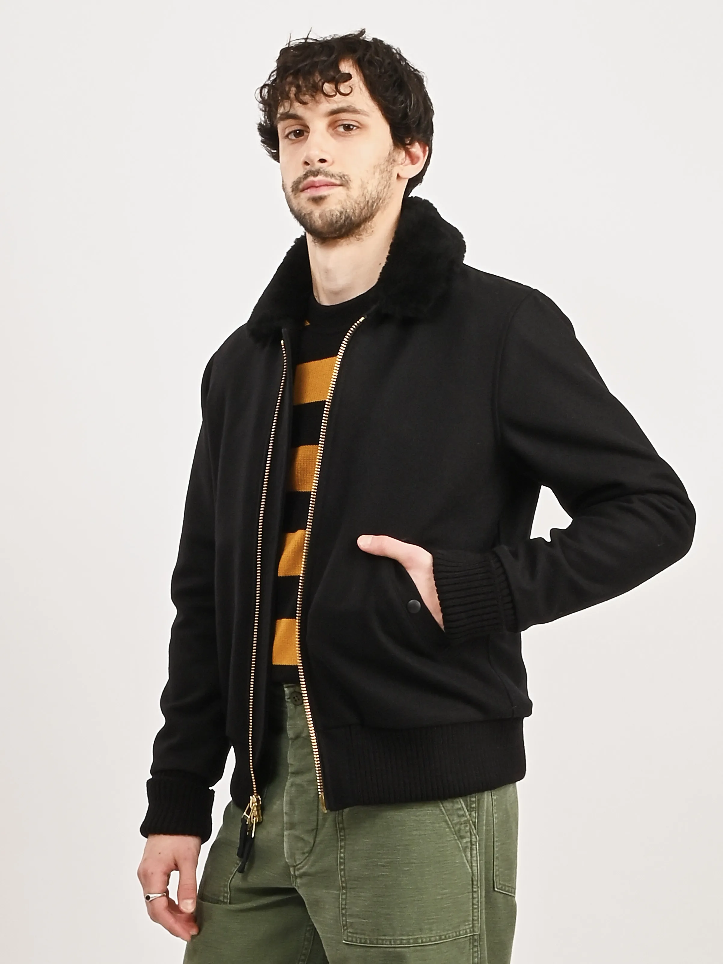 Black/Black Flyer's Club Jacket