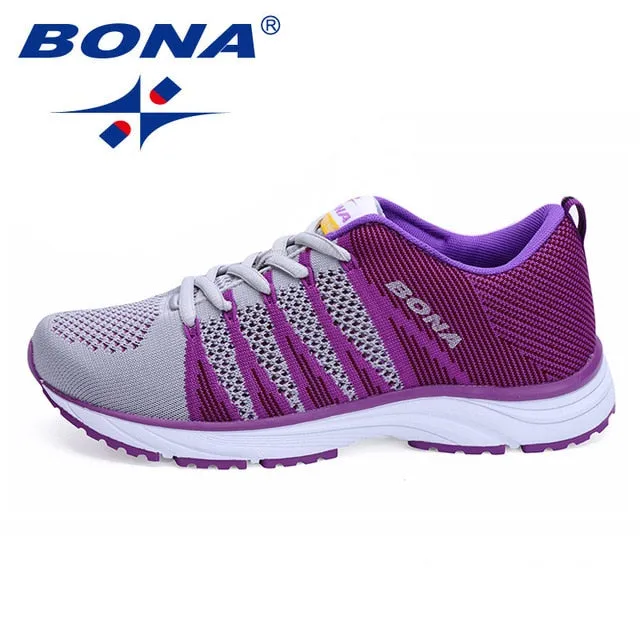 BONA New Style Women Running Shoes Outdoor Walking Athletic Shoes