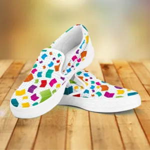 Books Slip Ons