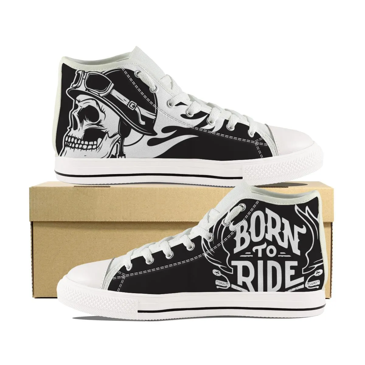 Born To Ride Canvas Shoes