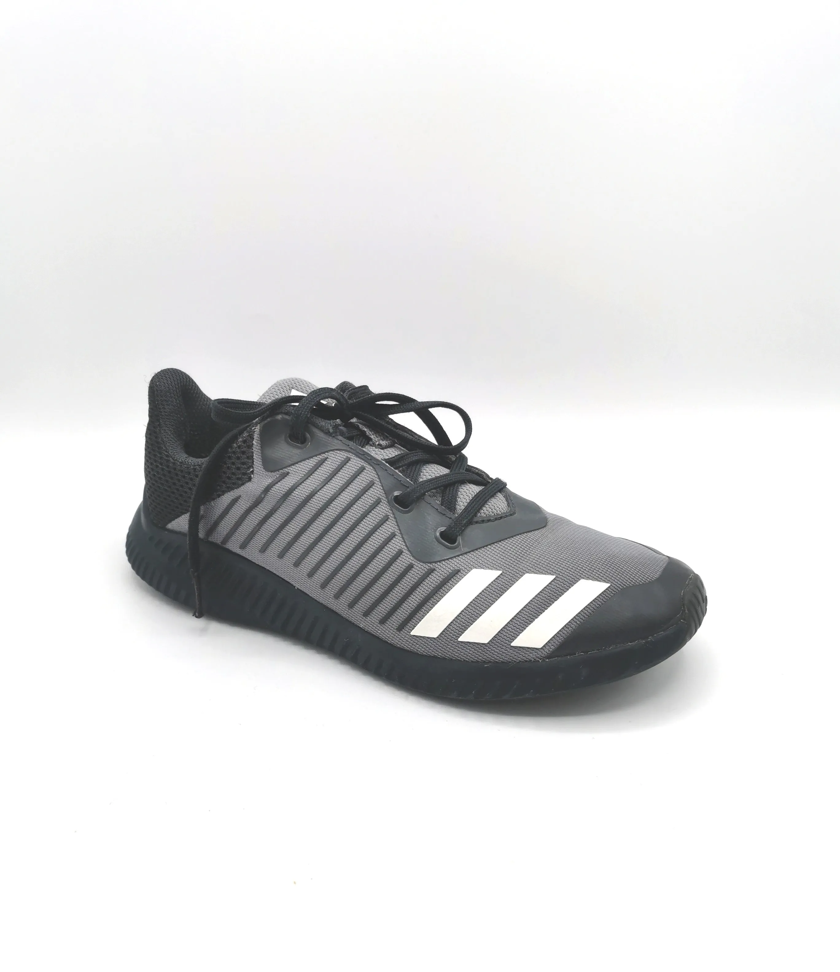BOY SIZE 3 YOUTH - ADIDAS, Boys Eco Ortholite Cloudfoam Sneakers VGUC B59