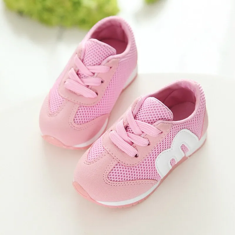 Boys Girls Sports Shoes Children Running Sneakers Air Mesh Breathable