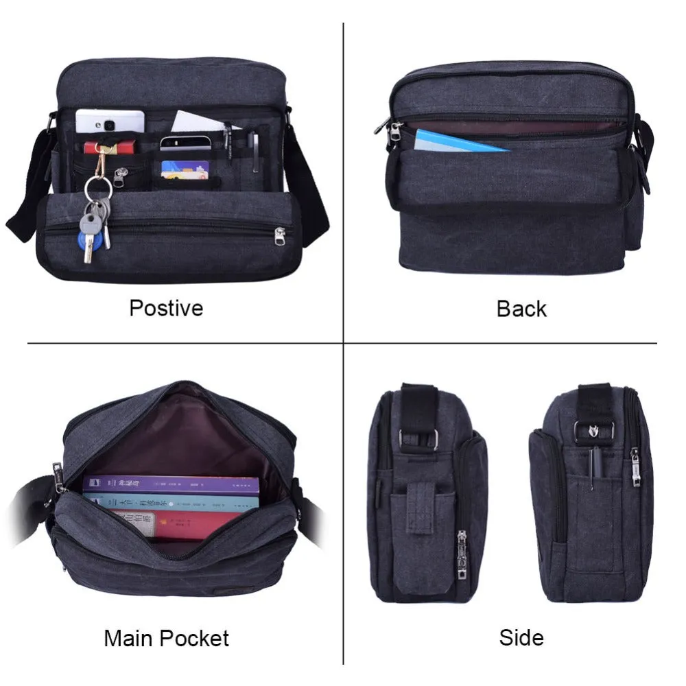 Canvas Messenger Bag