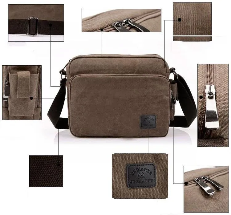 Canvas Messenger Bag