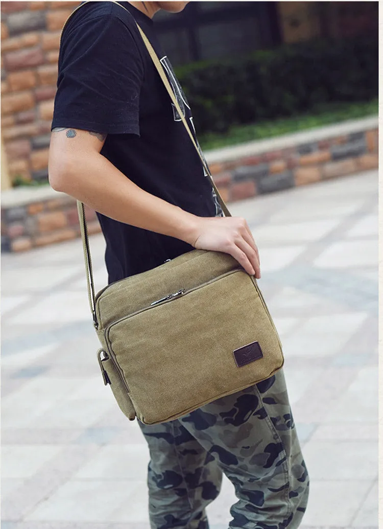 Canvas Messenger Bag