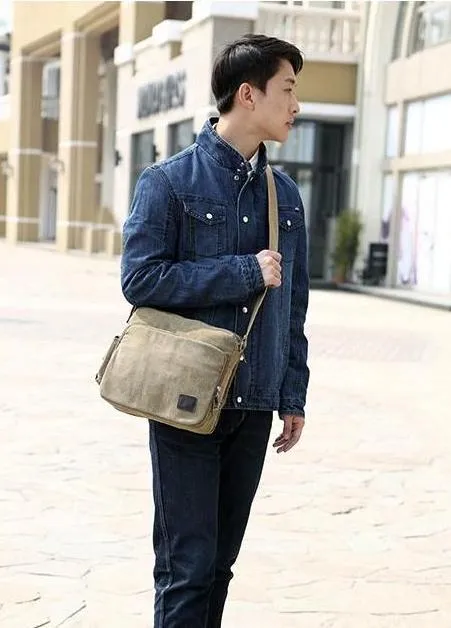 Canvas Messenger Bag