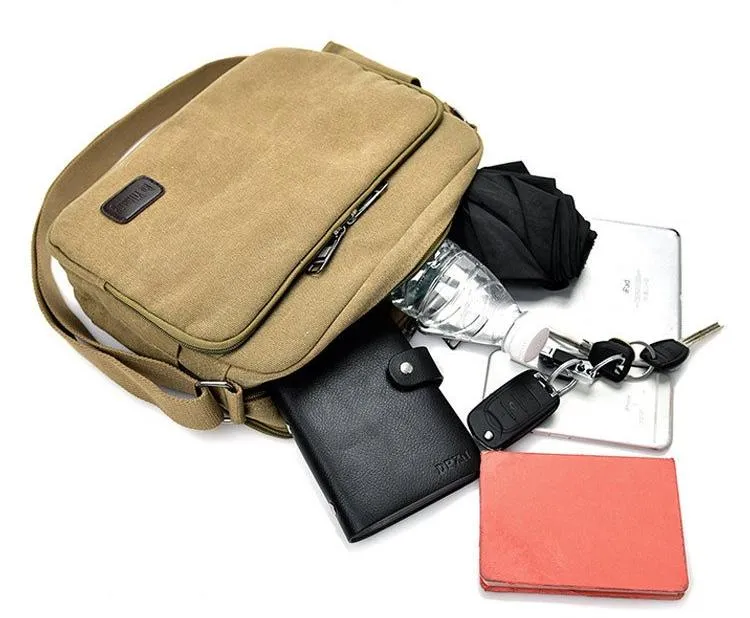 Canvas Messenger Bag