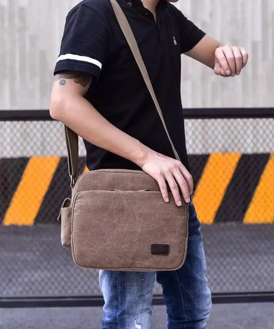 Canvas Messenger Bag