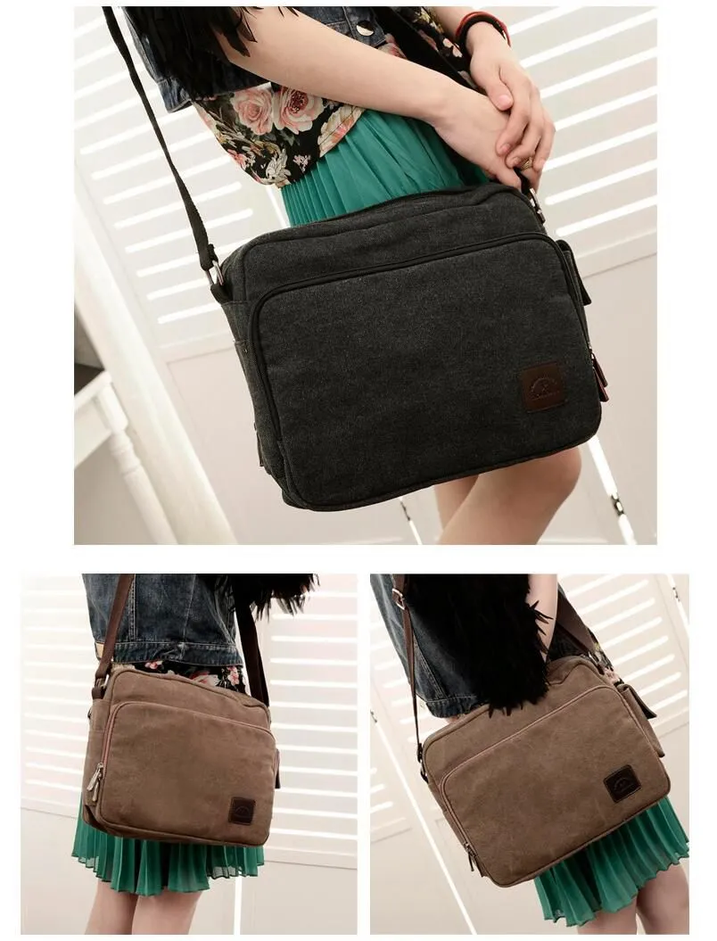 Canvas Messenger Bag