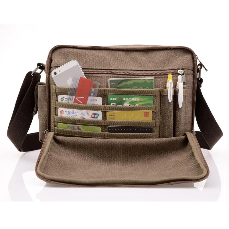 Canvas Messenger Bag